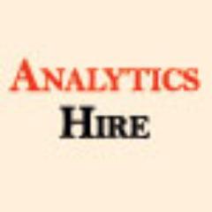 Connecting Recruiters with Candidates. Recruiters send us your open positions in Analytics and we will tweet them.
