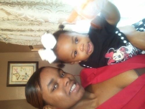 U dont wanna f*** with me or mines!!!!! :) #proudmom #collegegirl...follow me nd find out more