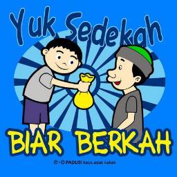 Mari sedekah biar berkah. Salurkan sedekahmu di kotak amal terdekat.