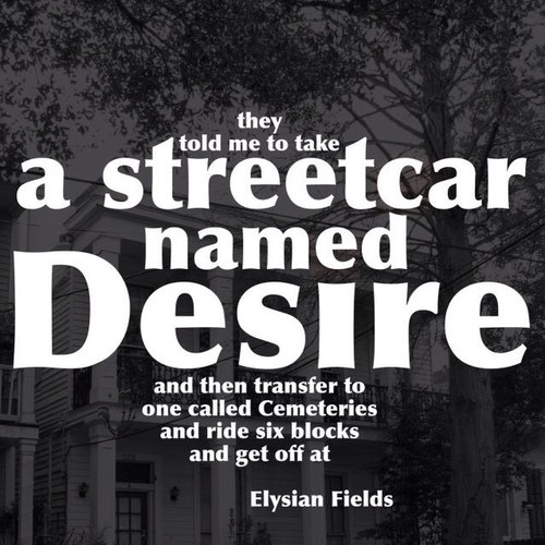 Act One (Cardiff Uni's Drama Society) present Tennessee Williams'  'A Streetcar Named Desire'. 19-23rd February, YMCA.