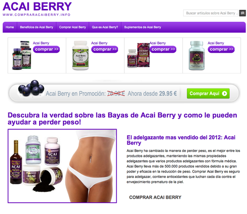 Comprar Suplementos con Acai Berry : http://t.co/LO6D34Bs