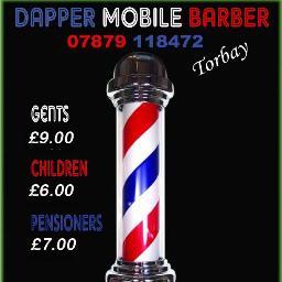 Torbay's mobile barbering service.I can cut your hair in your home,or any place of your choice,at a time to suit u & I charge less than the average barber shop.