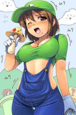 Mama mia! I'm-a Luia, the younger sis of Maria! I may-a not be as popular, but I'm just as good! (FemLuigi/RP/Nintendo/Parody.)