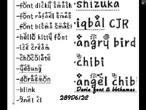 jual font and bb for you