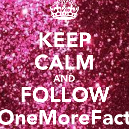 OneMoreFact's profile picture. Love, life, and relationship facts for your daily life. In 140 characters or less.