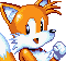 I'm an 8 year old orange fox with two tails who wants to fly high!