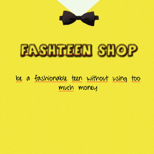 be a fashionable teen without using too much money. Order: 081319350793
