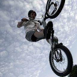 trials rider from down under