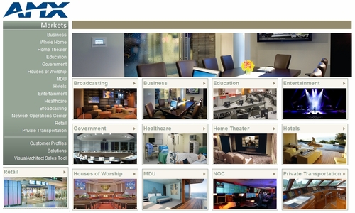 AMX hardware and software solutions simplify the way people interact with technology.