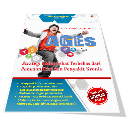 Let's Fight Against AGEs: Strategi Hidup Sehat Terbebas Penuaan Dini dan Penyakit Kronis | Pesan indent buku limited edition | SMS ke 088211545516 / DM