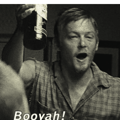 Pretend the follow button is a walker!! Hit it;)
Norman Reedus followed me Sunday, February,  17 2013!!!
