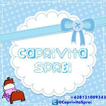 CaprivitaSprei's profile picture. Menyediakan berbagai sprei dari berbagai ukuran & merk, balmut, bantal cinta, cover set, etc..PIN BB by req ya