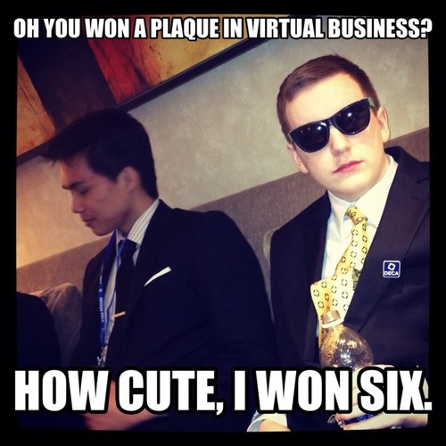 Giving you your funny DECA memes updates! Connect with us and send us your funny DECA memes and tweets! SPREAD THE DECA LOVE!