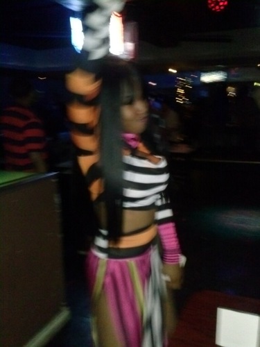 Well Mannerd Chick wit some devilish ways....HELL on HEELS in a MINI DRESS....#TeamChauncey&Cashtion