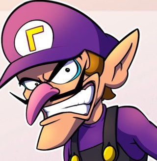 I'm Waluigi. The Anti Luigi. Skinnest guy in existence. Always looking for ways to get rich quick. The Wario Bros own the Mario Bros! (RP)