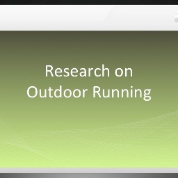 This is a research on the impacts of sports on the environment.