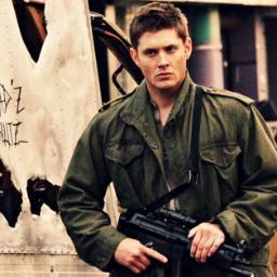 I'm Dean -The fearless leader- fighting to find the colt and stop the apocalypse with my second in command Castiel ( @IntoxicatedCas ) I might.. love him