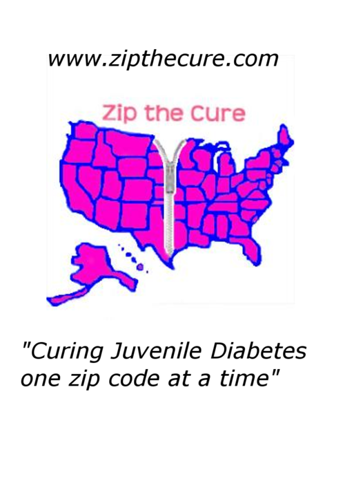 ZipTheCure's profile picture. Zip the Cure is an IRS Approved 501c non-profit. The goal is to find one person in every zip code to sponsor their zip code for $100. All proceeds benefit JDRF.