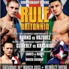 Blockbuster event on Saturday 16 March at Wembley Arena with some of the biggest stars in British boxing @ricksterko @NathanClev @StGeorgeGroves @dellboychisora