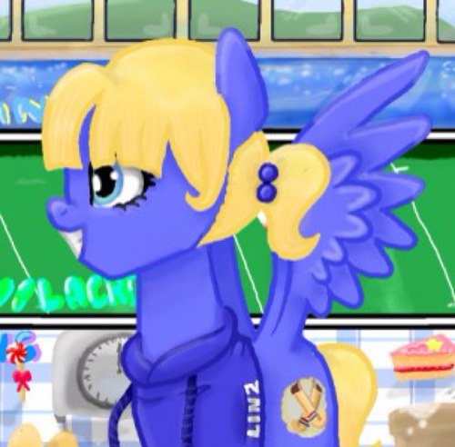 A young, sporty pegasus who's quite shy at first but once you get to know me I'm a riot :3