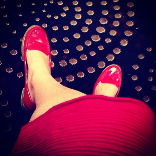 It's all about the food. And the shoes. Mostly about the shoes.