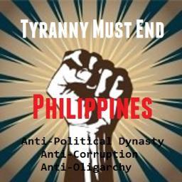 tyrannymustend's profile picture. Uniting the nation against oligarchy & tyranny. Our country will rise to greatness. Tweeting for a better Philippines. #Mabuhay ang #Pilipinas! #UNITEDPILIPINAS