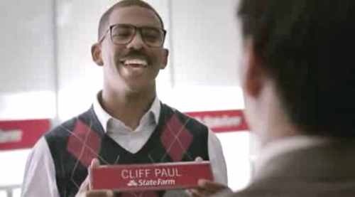 Im the twin of Chris Paul statefarm is what i love to do