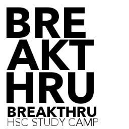 Breakthru is a HSC study camp designed to give you the best opportunity for the HSC and beyond.