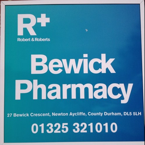 BewickPharmacy's profile picture. Providing the good folk of Newton Aycliffe with a fantastic pharmacy service and a whole load more besides. We care because your health matters!