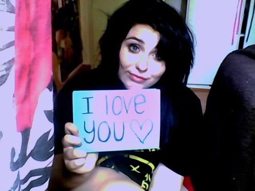 its amazing what a little love can do..you're beautiful no matter what and i'll remind you of that every single day. i am always here♥ i love you