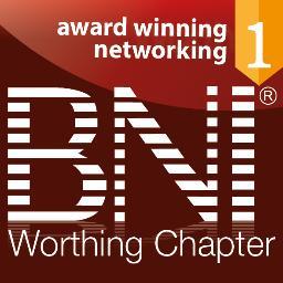 Official Twitter account for BNI Worthing - Meets every Thursday AM at The Dome Cinema, Worthing - 6.15am for a 6.45am start. Bring plenty of business cards.