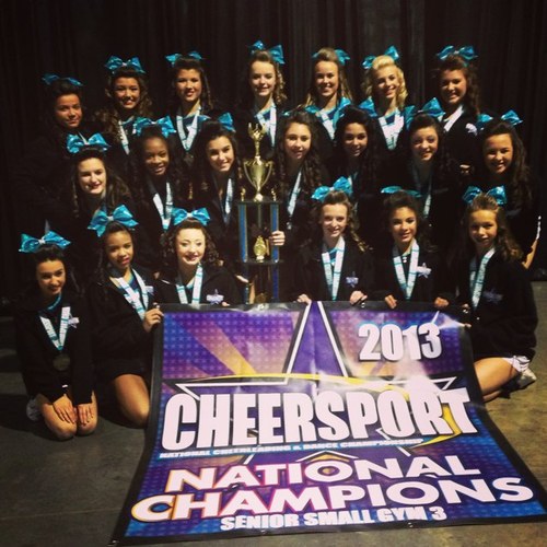 the official twitter of Gems Cheer Stars Diamonds Senior 3 from Randolph NJ UCA INTERNATIONAL CHAMPIONS, Cheersport 2013 Champions