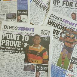 Comprehensive sportscene coverage from Dewsbury, Batley, Ossett, Mirfield, Birstall, Heckmondwike, Cleckheaton and Spen Valley - that's still written locally.