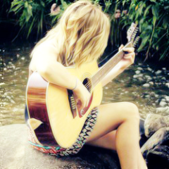 Justin Bieber, my idol. Miley Cyrus, my inspiration.