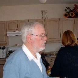 Very very old Irish guy who is retired and lives in Toronto.  He spends his time on the Internet or playing piano.