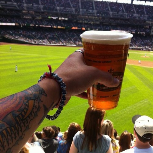 The best way to showcase the delicious beverage you are swilling!