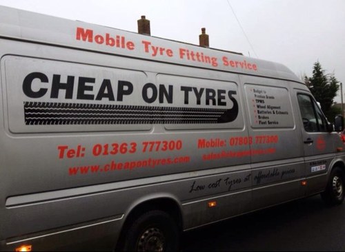 cheapontyres's profile picture. We are a mobile tyre fitting company serving the south west! 
01363 777300 or 07803 777300