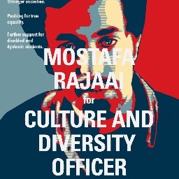 I'm Mostafa Rajaai and I'm running for the Culture and Diversity officer position at the UAL election. 22nd until 28th of Feb http://t.co/lGQnH9Bj