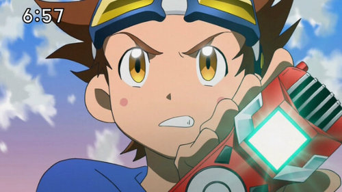 [@FakeAnime_RP] Tagiru Akashi from Digimon Xros Wars (Hunters) | 7th set of goggles | Gumdramon's partner