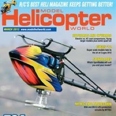 Monthly magazine in print and digital about model helis: building and flying, competition flying, electric models, 3D flying, and club scene