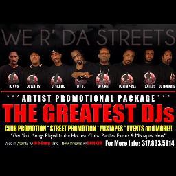 The GREATEST DJ Crew on EARTH! Follow @djPIMPCEE317 @1DJDJ @Djking317 @djtec1 @DjTroubleg @DjWatts317 @THEDJSKRILL @djbdawg @moneymatt thegreatestdjs@gmail.com