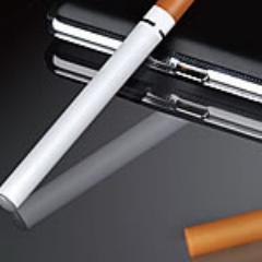 An electronic cigarette contains no tobacco whatsoever. Although their tip glows in a realistic red colour, they do not require fire or flame.