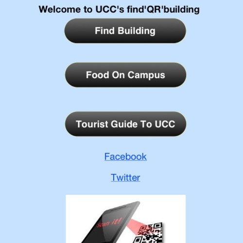 I am a 4th year BIS student developing a mobile app for students of UCC as well as the public. It entails locating buildings and a tourist option for UCC. Enjoy