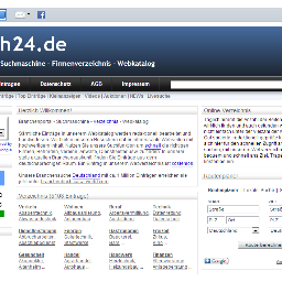 Branch24.de Branchenportal - Suchmaschine - Firmenverzeichnis - Webkatalog....
