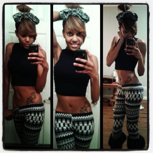 On Instagram straight Flexing Follow me- caramelDelight__