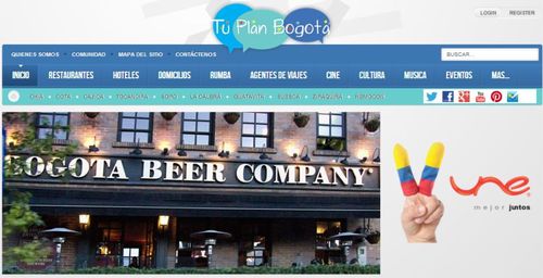 Guía de Bogotá y sus alrededores, cine, restaurantes, hoteles, domicilios, rumba, bares, turismo, cultura, musica, eventos, descuentos, deportes extremo etc..