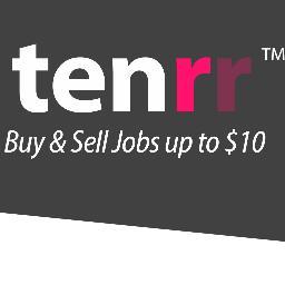 Tenrr is where buyers find sellers of jobs that cost less than $10. No commissions paid...ever! If you're looking to buy or sell services, check out tenrr.com!