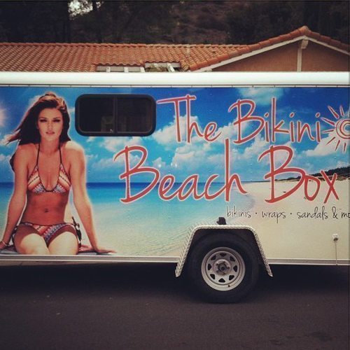 Introducing the first ever BIKINI BEACH BOX!  
There are only a handful of trucks on the West Coast and The Bikini Beach Box is the first of its kind.