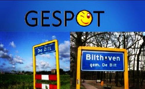 De twitter van de facebookpagina Gespot : De Bilt / Bilthoven