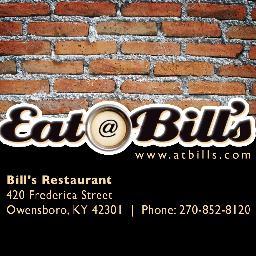 EatAtBills's profile picture. Bill's serves lunch  Tuesday through Friday, and dinner Tuesday through Saturday.  We offer a hand crafted product with an emphasis on seasonality.